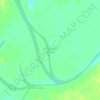 Mappa topografica Nuevo San Martin, altitudine, rilievo