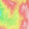 Mappa topografica Lamas, altitudine, rilievo