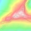 Mappa topografica Haleakalā Observatories, altitudine, rilievo