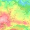 Mappa topografica Kerioled, altitudine, rilievo
