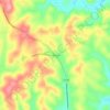 Mappa topografica Fallsburg, altitudine, rilievo