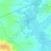 Mappa topografica Saint-Gilles, altitudine, rilievo