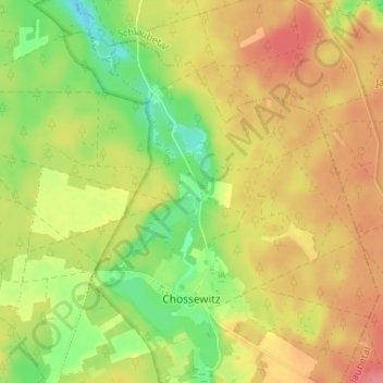 Mappa topografica Klingemühle, altitudine, rilievo