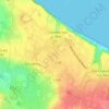 Mappa topografica Les Isles, altitudine, rilievo