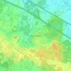 Mappa topografica Aalter, altitudine, rilievo