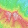 Mappa topografica Sant Jeroni, altitudine, rilievo