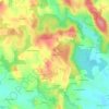 Mappa topografica Penhoët Braz, altitudine, rilievo
