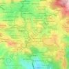 Mappa topografica Salud Mitra, altitudine, rilievo
