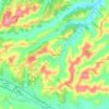 Mappa topografica Valgrande, altitudine, rilievo