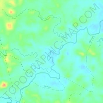Mappa topografica San Clemente, altitudine, rilievo