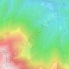 Mappa topografica Heugareilh, altitudine, rilievo