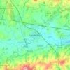 Mappa topografica Edenbridge, altitudine, rilievo
