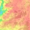 Mappa topografica Le Pariou, altitudine, rilievo