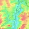 Mappa topografica Cité de la Lache, altitudine, rilievo