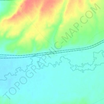 Mappa topografica Elburz, altitudine, rilievo