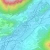 Mappa topografica Corna, altitudine, rilievo