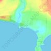 Mappa topografica Capo Piccolo, altitudine, rilievo