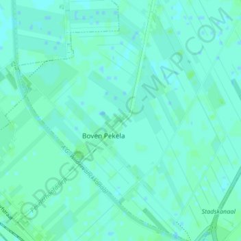 Mappa topografica Zuiderkolonie, altitudine, rilievo