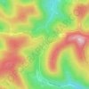 Mappa topografica Hüttenhohl, altitudine, rilievo
