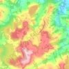Mappa topografica São Miguel da Serra, altitudine, rilievo