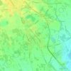 Mappa topografica Campagnola, altitudine, rilievo