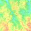 Mappa topografica Lanorven, altitudine, rilievo