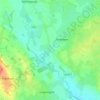 Mappa topografica Wolverley, altitudine, rilievo