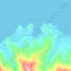Mappa topografica Minolo, altitudine, rilievo