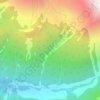 Mappa topografica Monashee Mountains, altitudine, rilievo