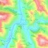 Mappa topografica Bhikia Sain, altitudine, rilievo