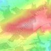 Mappa topografica Roc'h Toullaeron, altitudine, rilievo