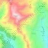 Mappa topografica Alpe Chomioi, altitudine, rilievo