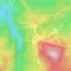 Mappa topografica Skrad, altitudine, rilievo