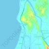 Mappa topografica Talogtog, altitudine, rilievo