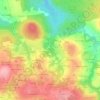 Mappa topografica Koad Bihan Kerroc'h, altitudine, rilievo