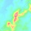 Mappa topografica El Duy, altitudine, rilievo