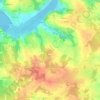 Mappa topografica Kergal, altitudine, rilievo