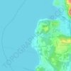 Mappa topografica Cerro, altitudine, rilievo