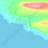 Mappa topografica Suiderstrand, altitudine, rilievo
