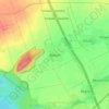 Mappa topografica Blösien, altitudine, rilievo