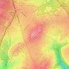 Mappa topografica Hohe, altitudine, rilievo
