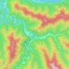 Mappa topografica Robson, altitudine, rilievo