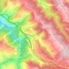 Mappa topografica Ferreiras, altitudine, rilievo