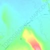 Mappa topografica Helmville, altitudine, rilievo