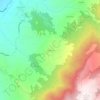 Mappa topografica Scavolino, altitudine, rilievo