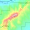 Mappa topografica Chimney Rock, altitudine, rilievo