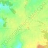 Mappa topografica Charreau Bonneau, altitudine, rilievo