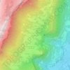 Mappa topografica Le Guillot Bas, altitudine, rilievo