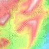 Mappa topografica Pecco, altitudine, rilievo