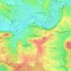 Mappa topografica Romponcelle, altitudine, rilievo
